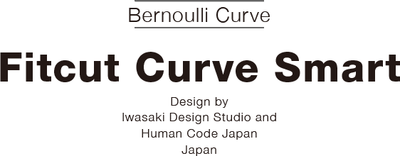 Bernoulli Curve Fitcut Curve Smart Design by Iwasaki Design Studio and Human Code Japan Japan