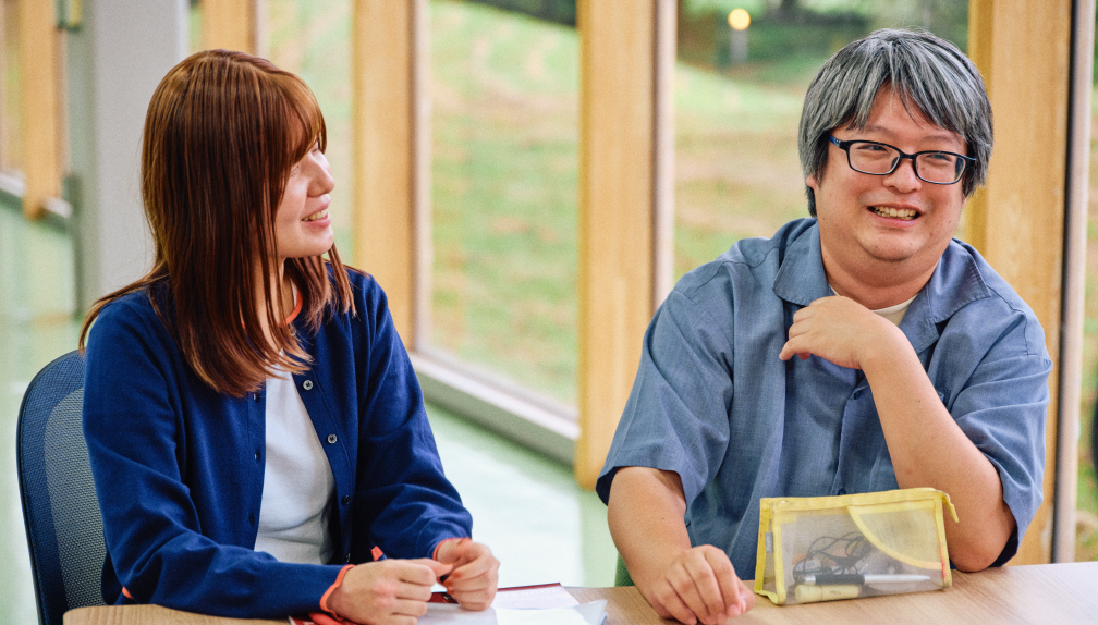 写真：対談の​様子